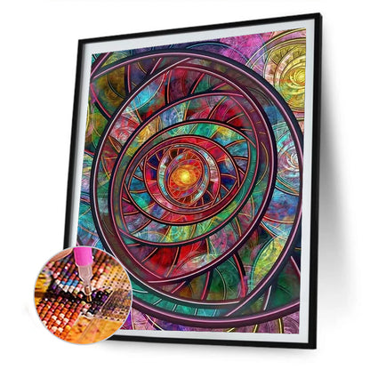 Symmetrical Pattern - Full Square Drill Diamond Painting 50*60CM