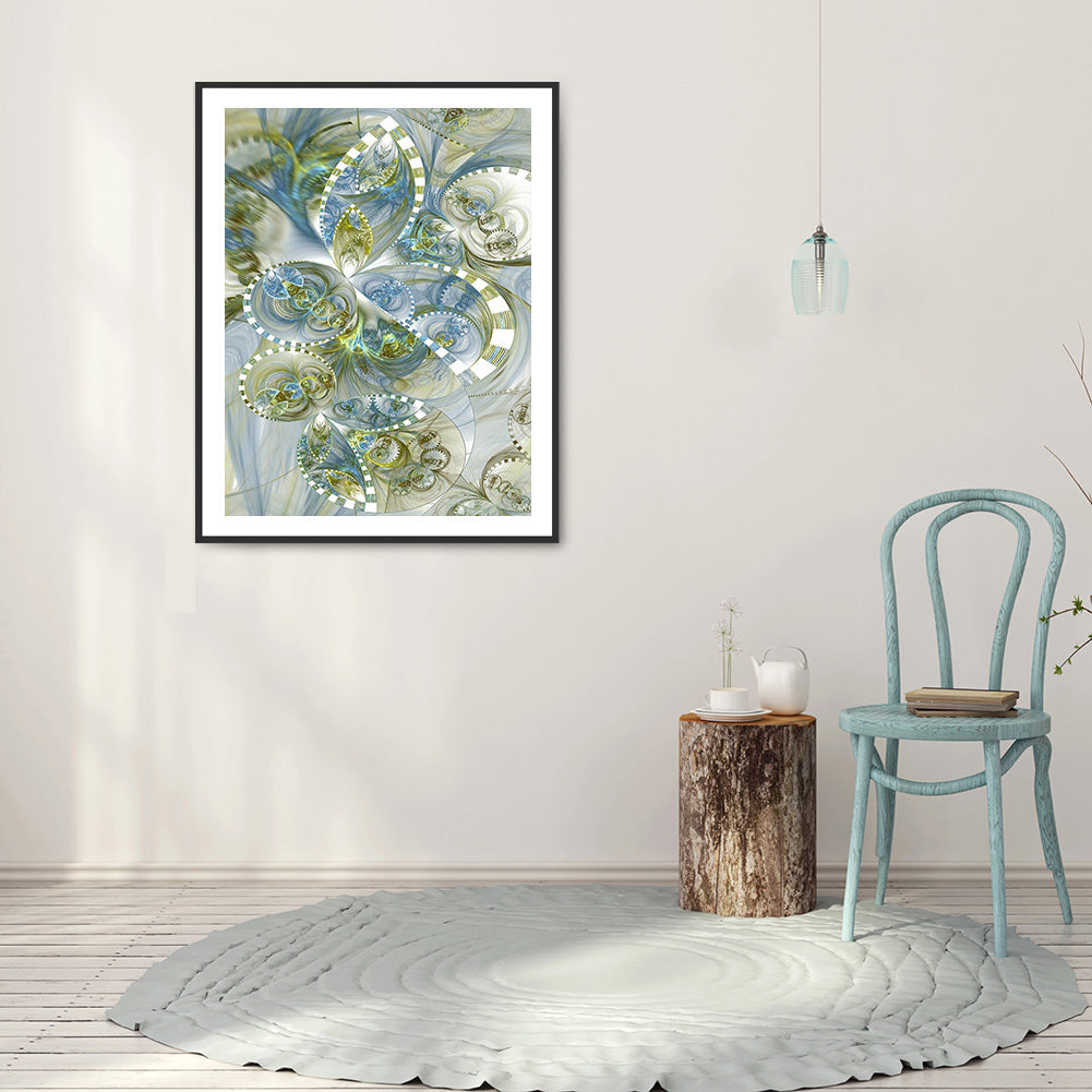 Symmetrical Pattern - Full Square Drill Diamond Painting 50*60CM