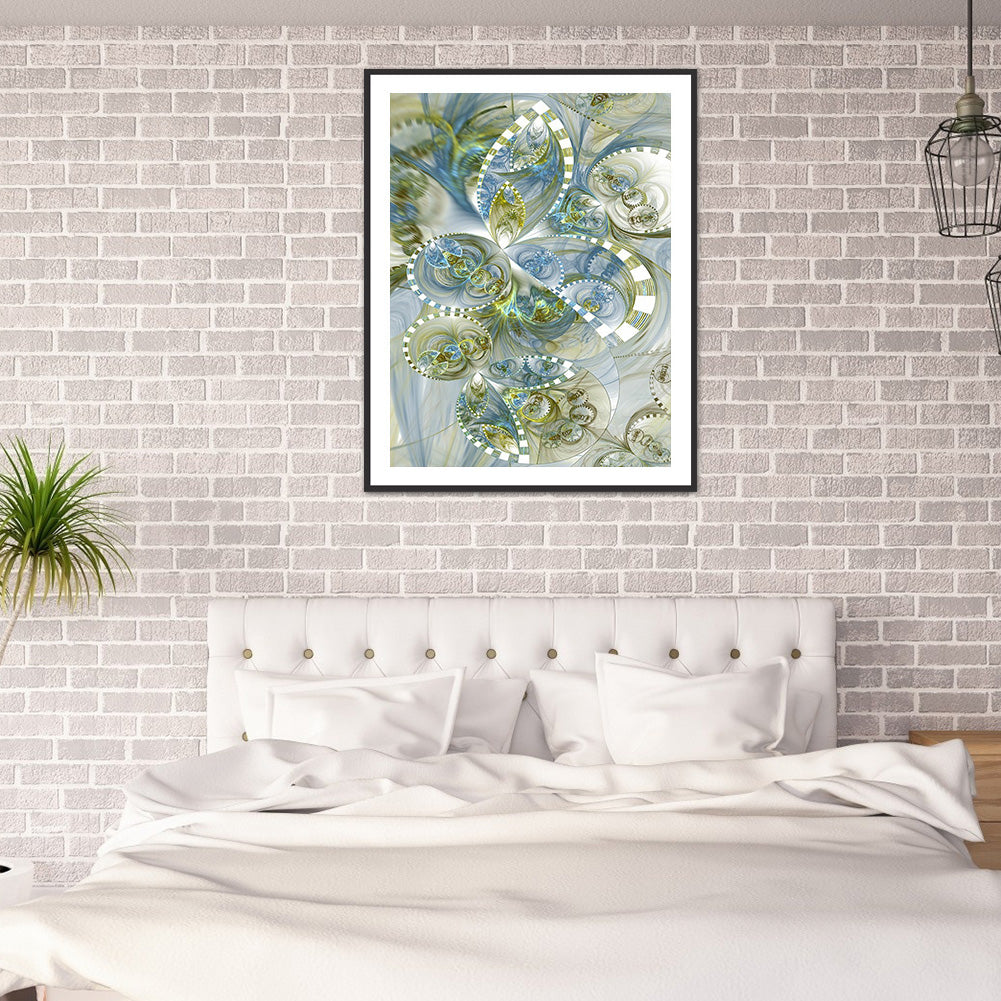 Symmetrical Pattern - Full Square Drill Diamond Painting 50*60CM