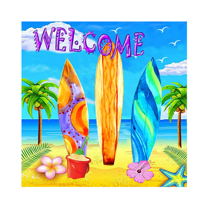 Refreshing Summer - Full Round Drill Diamond Painting 40*40CM