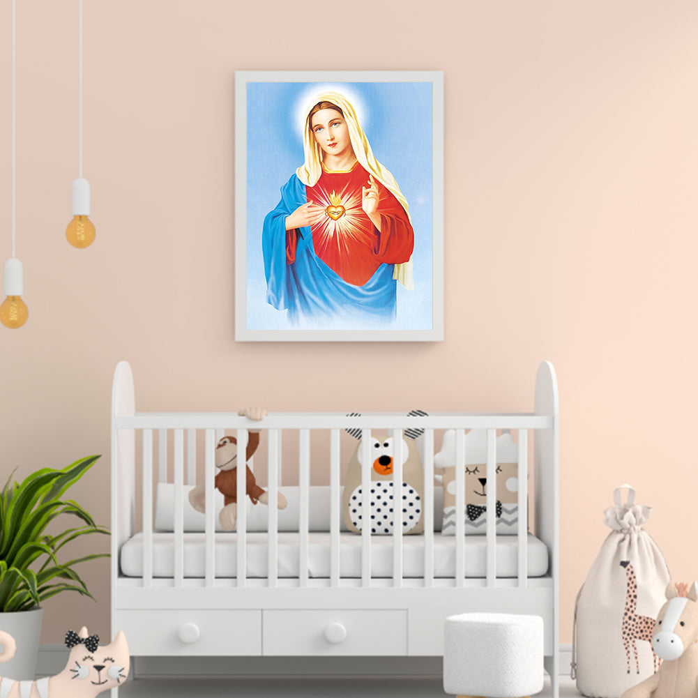Religion - Full Round Drill Diamond Painting 30*40CM