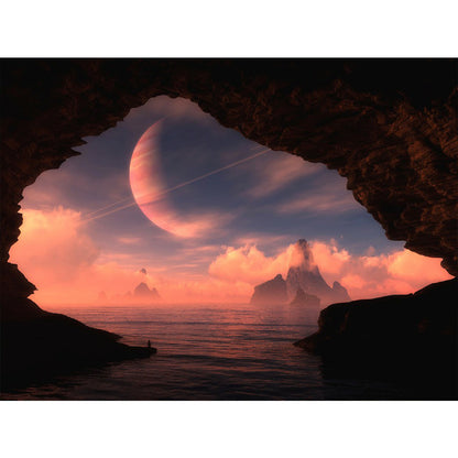 Natural Scenery - Full Round Drill Diamond Painting 40*30CM