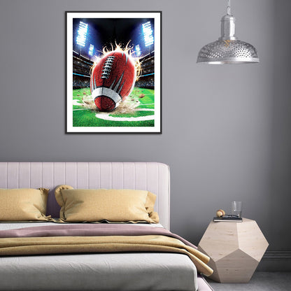 Football - Full Round Drill Diamond Painting 30*40CM