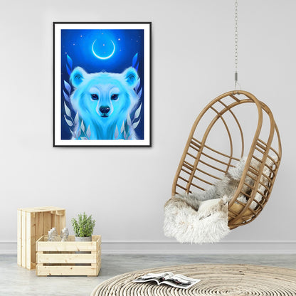 Moon Animal - Full Round Drill Diamond Painting 30*40CM