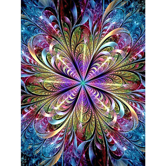 Colorful Print - Full Round Drill Diamond Painting 40*50CM