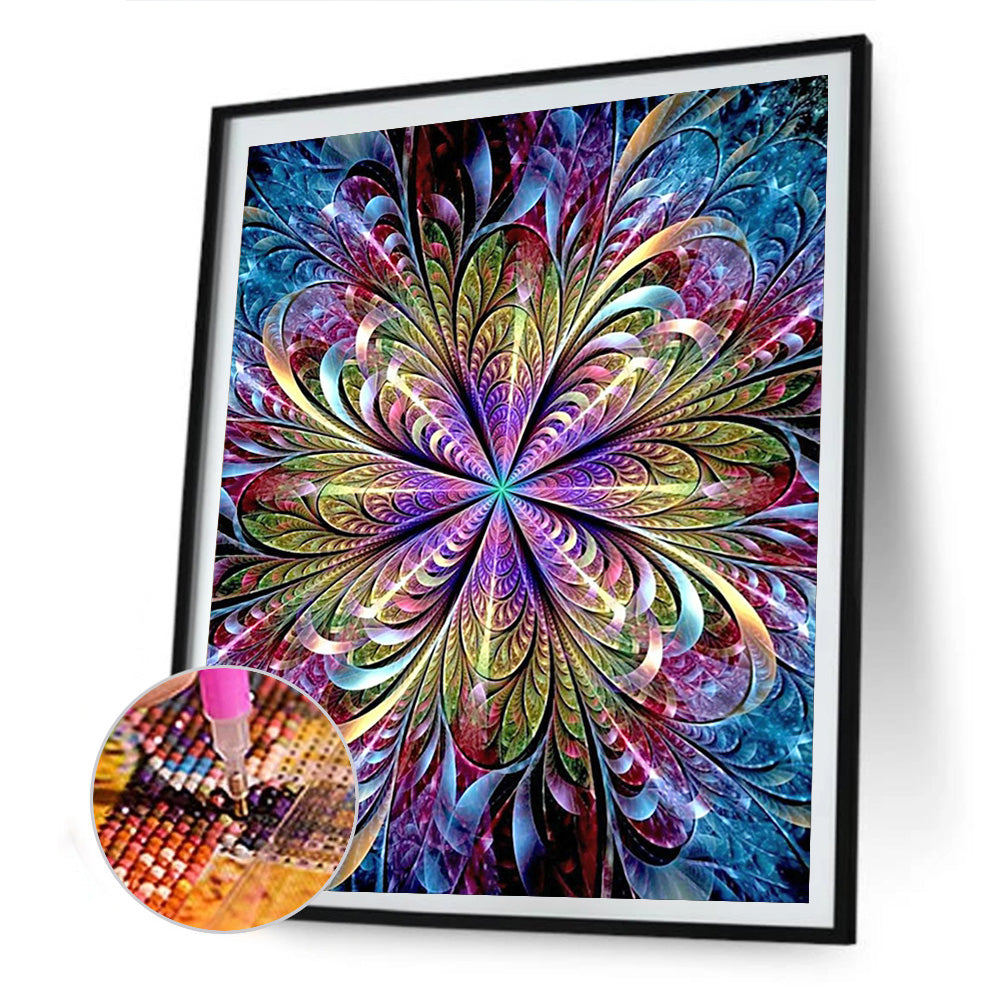 Colorful Print - Full Round Drill Diamond Painting 40*50CM