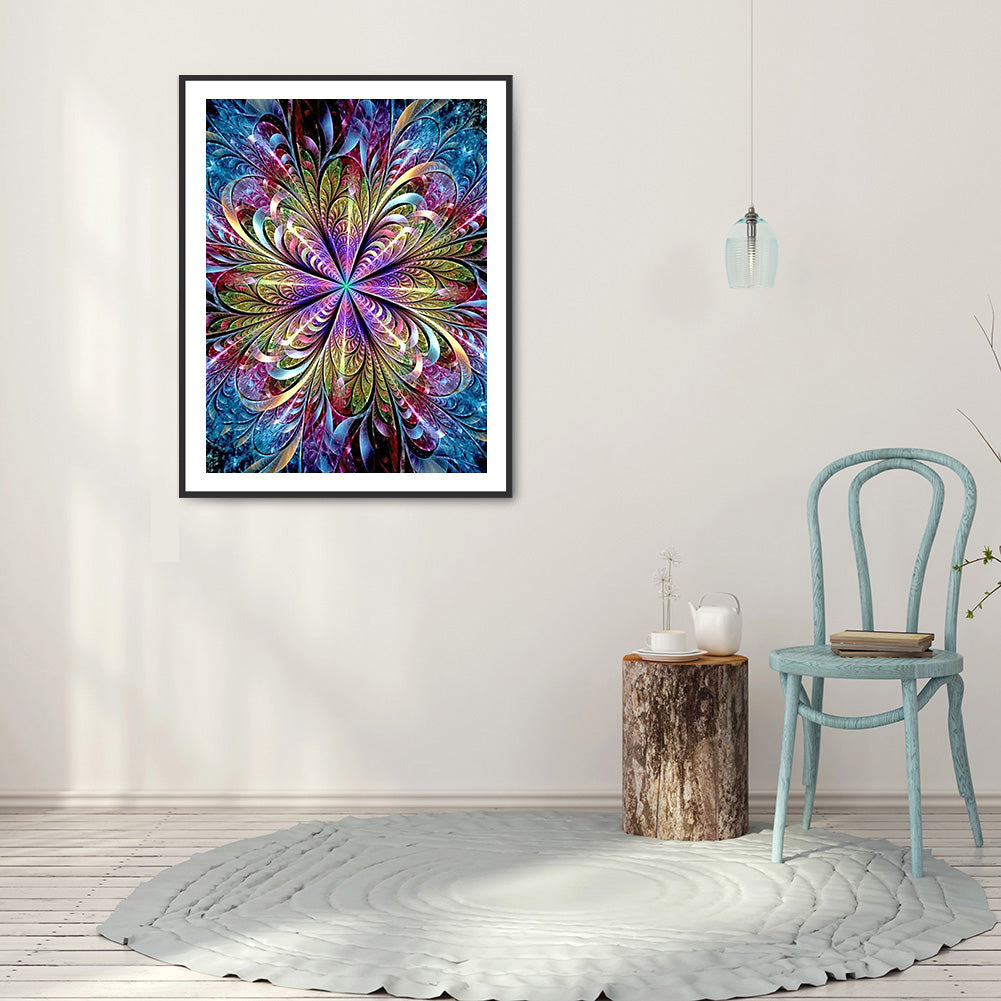 Colorful Print - Full Round Drill Diamond Painting 40*50CM