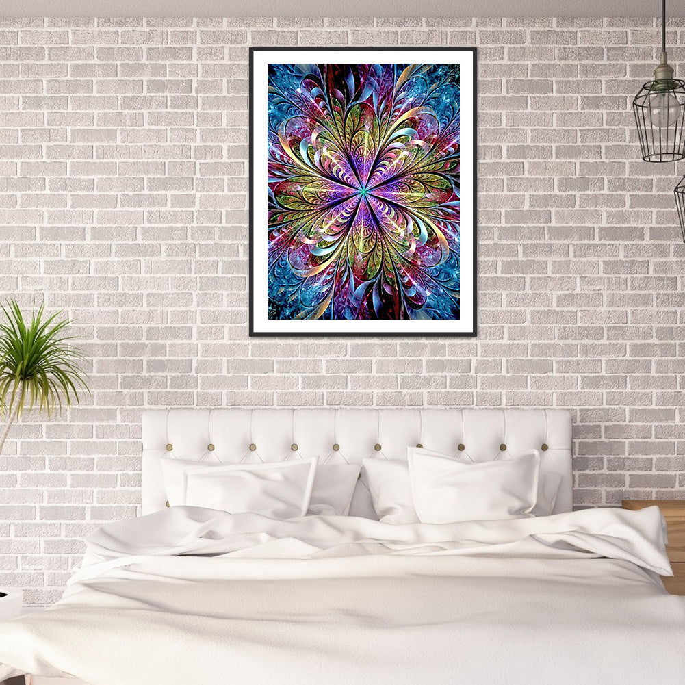 Colorful Print - Full Round Drill Diamond Painting 40*50CM