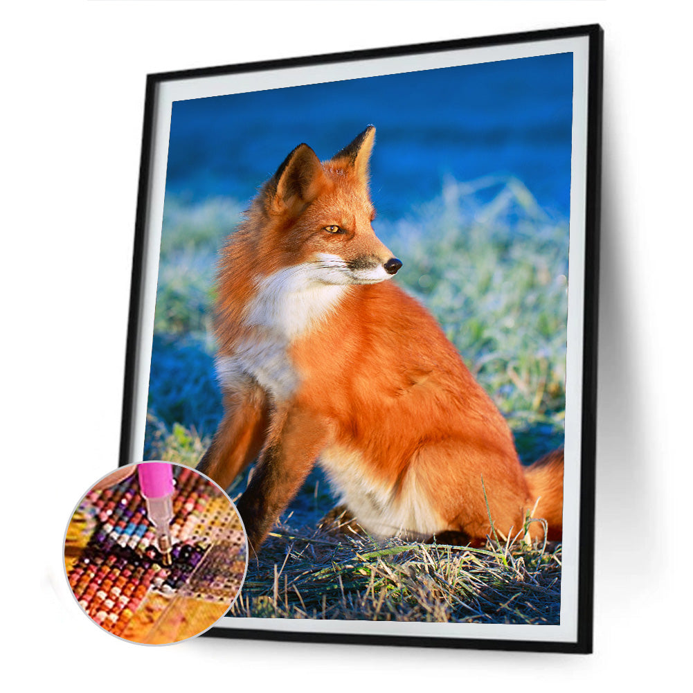 Fox - Full Round Drill Diamond Painting 50*60CM