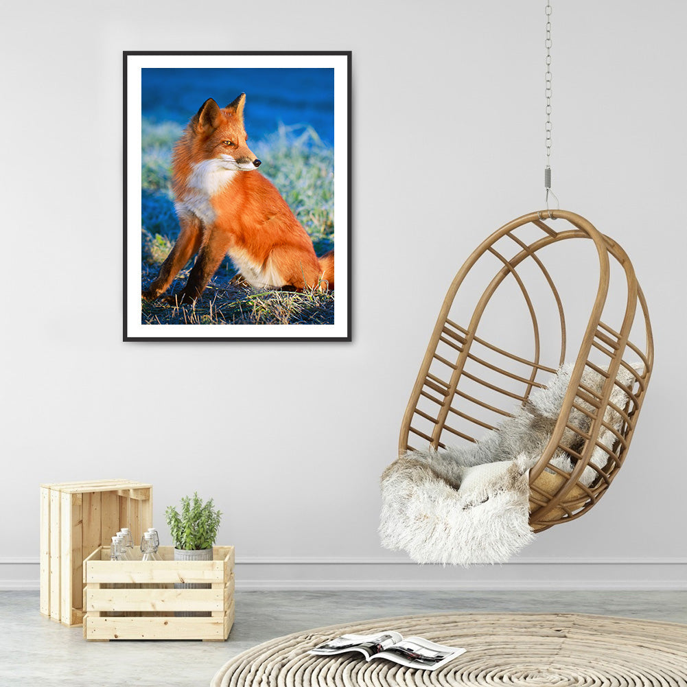 Fox - Full Round Drill Diamond Painting 50*60CM