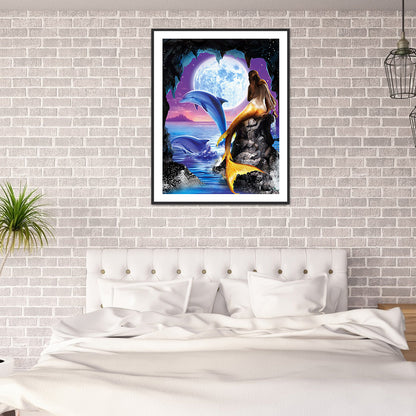 Underwater Animal World - Full Round Drill Diamond Painting 30*40CM