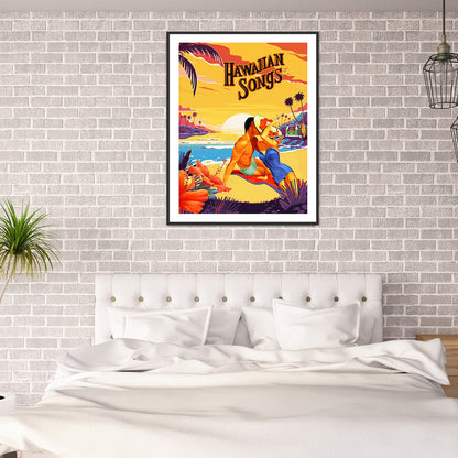 Beach Humanities - Full Round Drill Diamond Painting 30*40CM