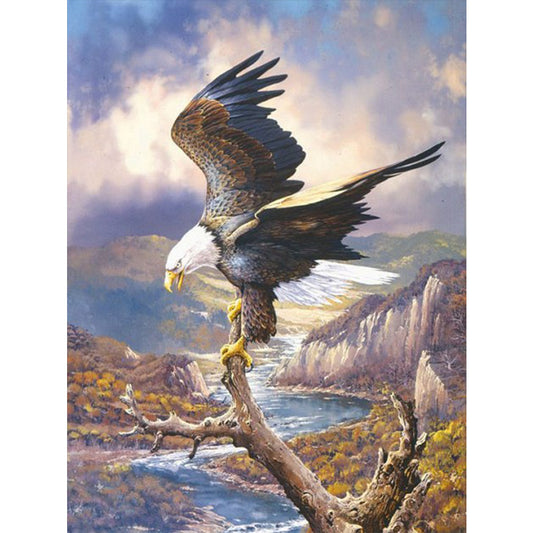 Eagle - Full Round Drill Diamond Painting 30*40CM