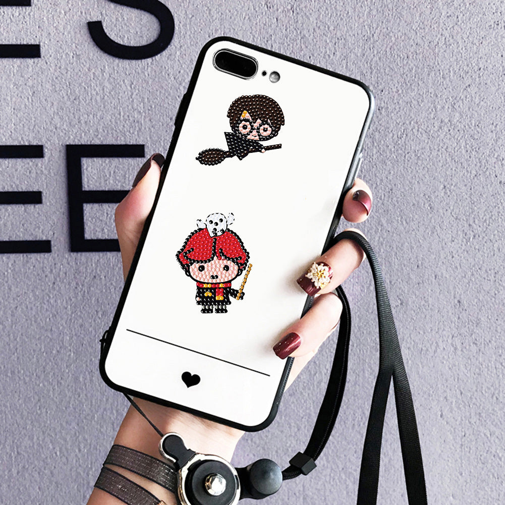 2pcs 5D Diamond Painting Stickers Kit DIY Cartoon Anime Mosaic Arts Crafts