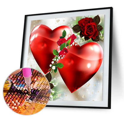 Love Rose - Full Square Drill Diamond Painting 30*30CM