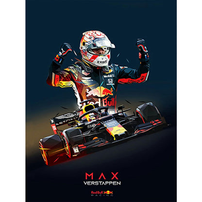 Racing - Full Round Drill Diamond Painting 30*40CM