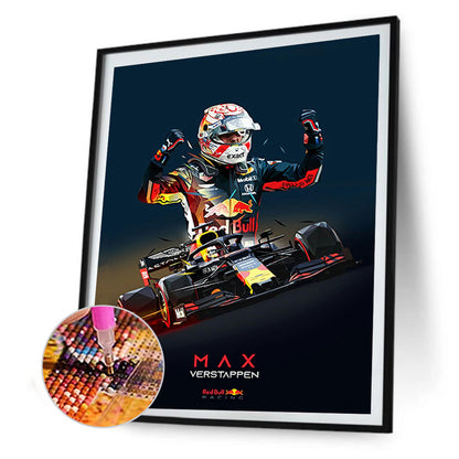 Racing - Full Round Drill Diamond Painting 30*40CM