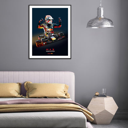 Racing - Full Round Drill Diamond Painting 30*40CM