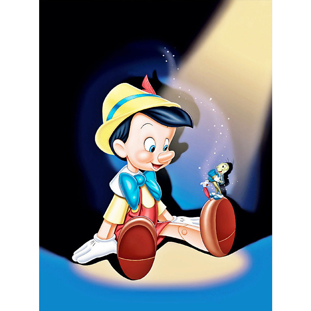 Pinocchio - Full Round Drill Diamond Painting 30*40CM