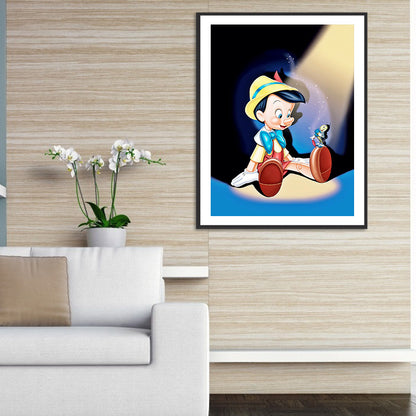 Pinocchio - Full Round Drill Diamond Painting 30*40CM