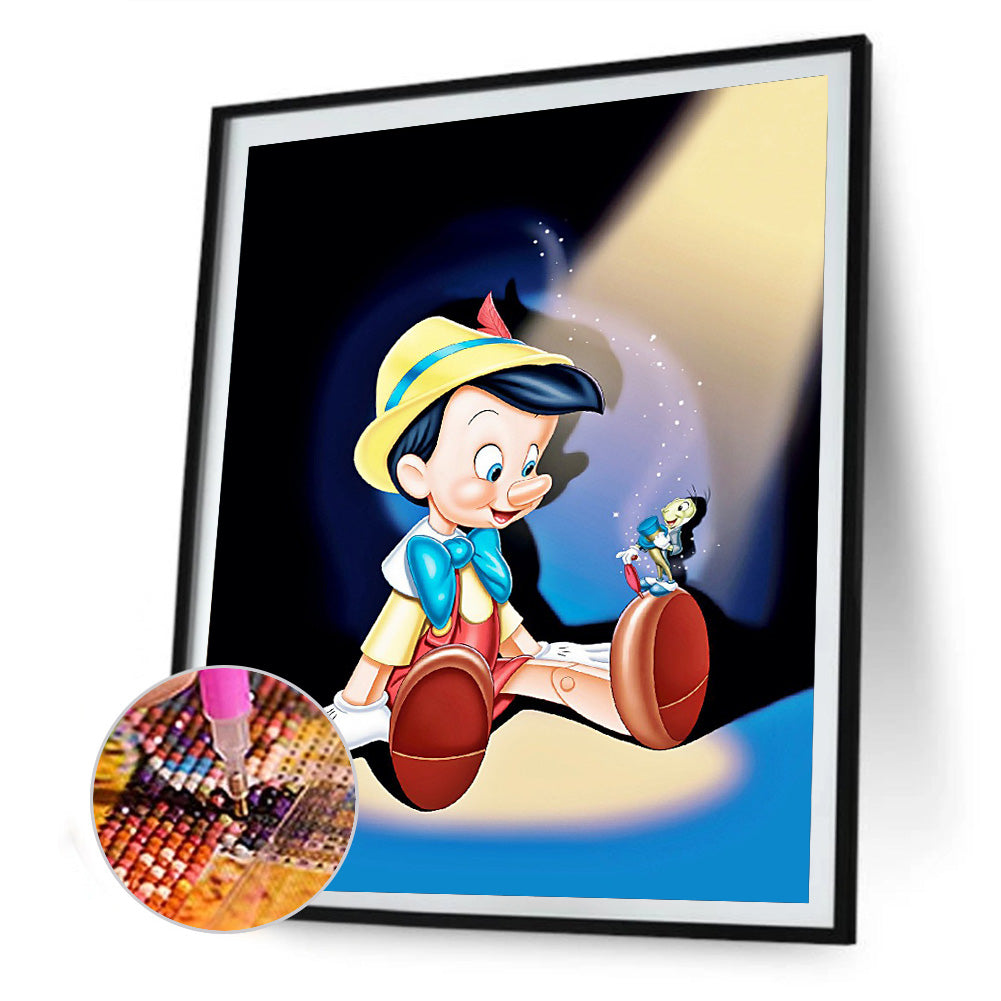 Pinocchio - Full Round Drill Diamond Painting 30*40CM