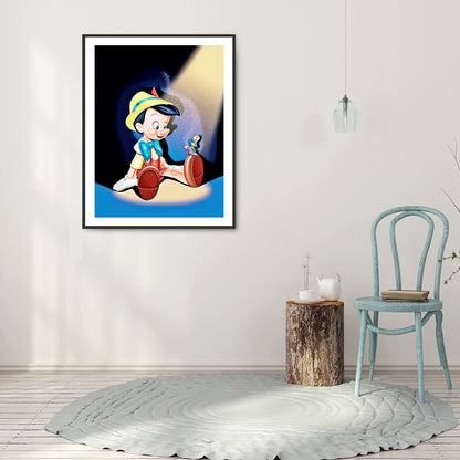 Pinocchio - Full Round Drill Diamond Painting 30*40CM