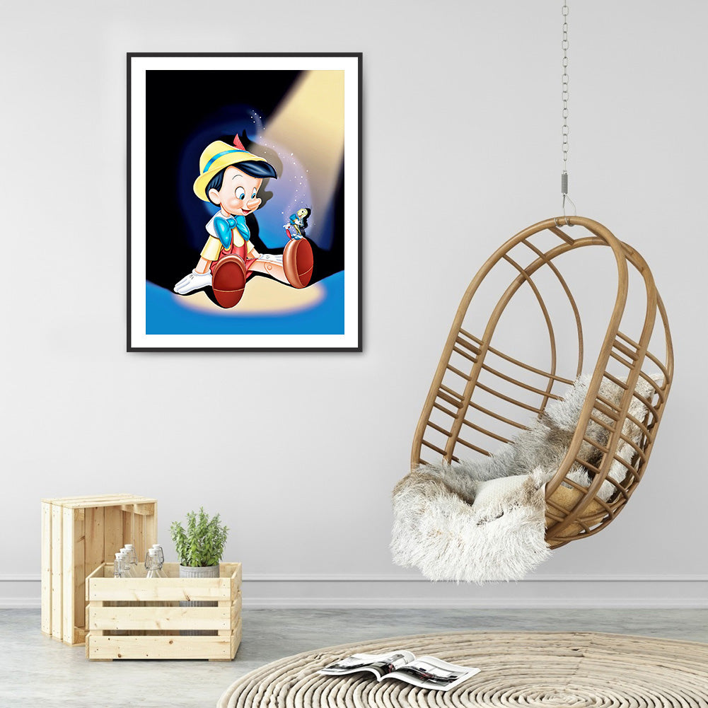 Pinocchio - Full Round Drill Diamond Painting 30*40CM