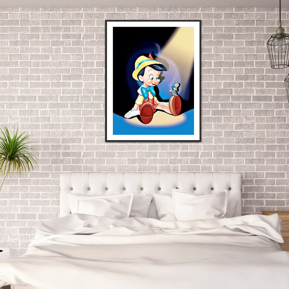 Pinocchio - Full Round Drill Diamond Painting 30*40CM