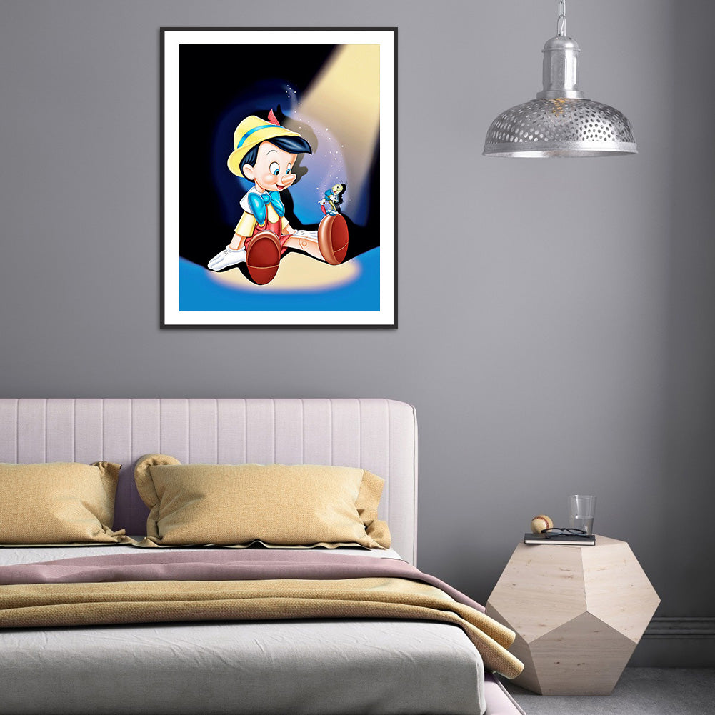 Pinocchio - Full Round Drill Diamond Painting 30*40CM