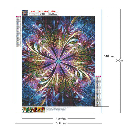 Fractal Art - Full Round Drill Diamond Painting 50*60CM
