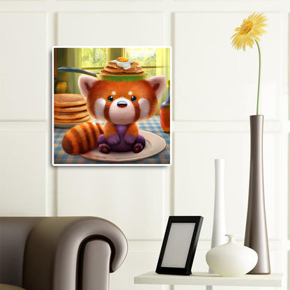 Cute Raccoon - Full Round Drill Diamond Painting 30*30CM