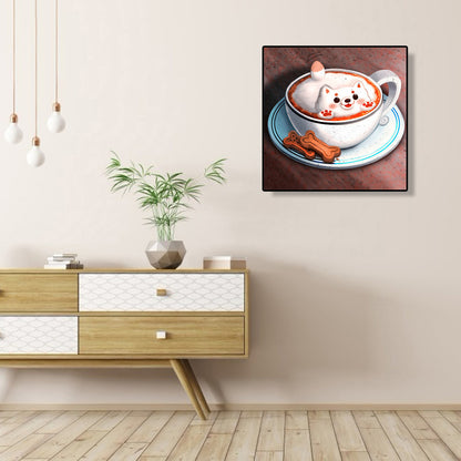 Cute Cat - Full Round Drill Diamond Painting 30*30CM