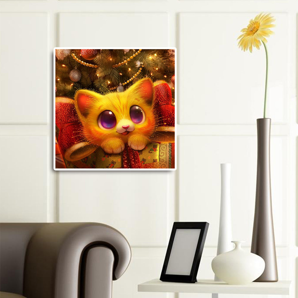 Cute Cat - Full Round Drill Diamond Painting 30*30CM