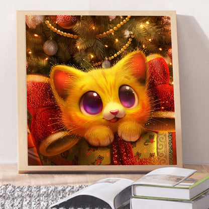 Cute Cat - Full Round Drill Diamond Painting 30*30CM