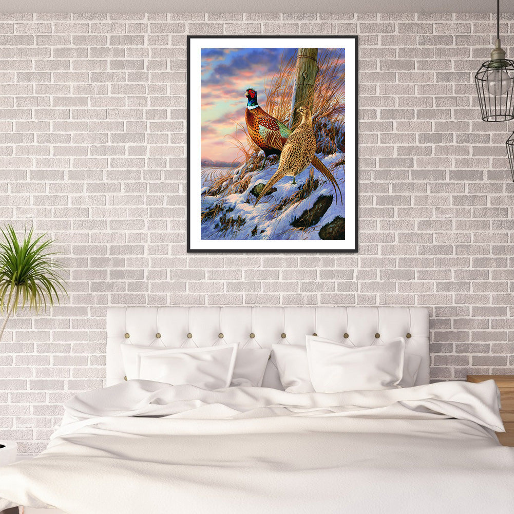 Colorful Chicken - Full Round Drill Diamond Painting 30*40CM