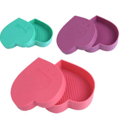 3pcs Large Capacity Point Drill Diamond Painting Tray Plastic Beading Plate