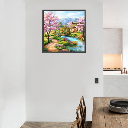 Peach Garden - Full Round Drill Diamond Painting 30*30CM