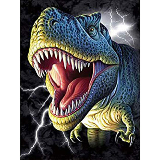 Jurassic World - Full Round Drill Diamond Painting 30*40CM