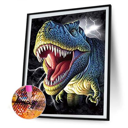 Jurassic World - Full Round Drill Diamond Painting 30*40CM