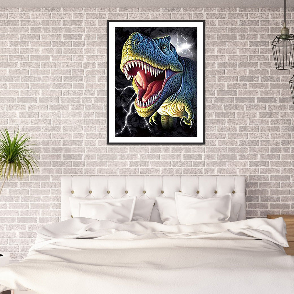Jurassic World - Full Round Drill Diamond Painting 30*40CM