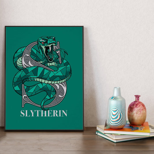 Harry Potter Badge - Full Round Drill Diamond Painting 30*40CM