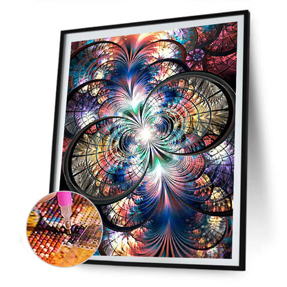 Symmetrical Pattern - Full Round Drill Diamond Painting 50*60CM