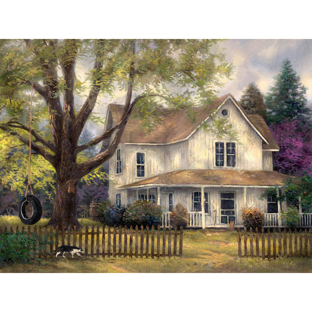 Forest - Full Round Drill Diamond Painting 40*30CM