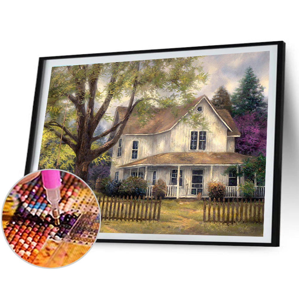Forest - Full Round Drill Diamond Painting 40*30CM