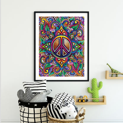 Colorful Mandala - Full Round Drill Diamond Painting 30*40CM