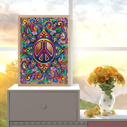 Colorful Mandala - Full Round Drill Diamond Painting 30*40CM