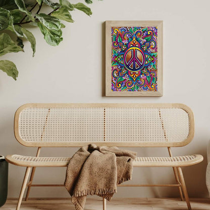 Colorful Mandala - Full Round Drill Diamond Painting 30*40CM