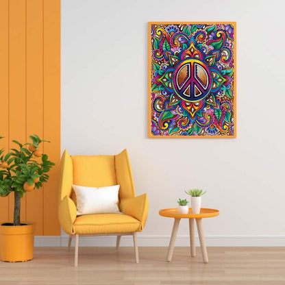 Colorful Mandala - Full Round Drill Diamond Painting 30*40CM