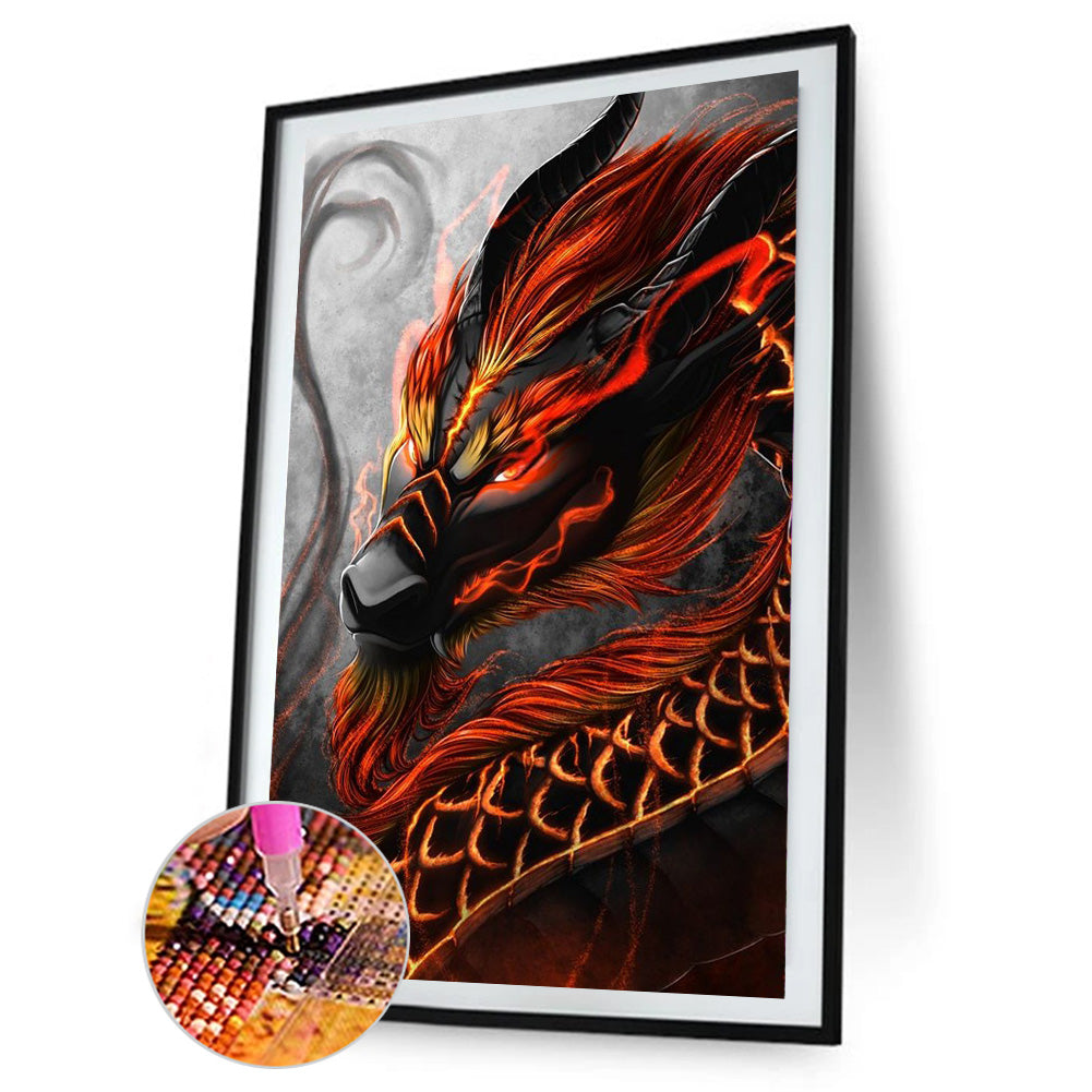 Dragon - Full Round Drill Diamond Painting 40*60CM