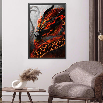 Dragon - Full Round Drill Diamond Painting 40*60CM